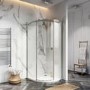 900mm Quadrant Left Hand Shower Enclosure - Frameless