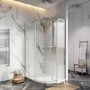Frameless 1200 x 900mm Quadrant Shower Enclosure 