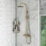 GRADE A2 - Arissa Brushed Brass Shower Set