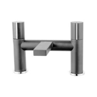 GRADE A2 - Grey Bath Mixer Tap - Cosmo