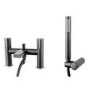 Grey Bath Shower Mixer Tap - Cosmo