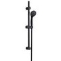 Black 1 Outlet Thermostatic Mixer Shower Set with Hand Shower - Arissa