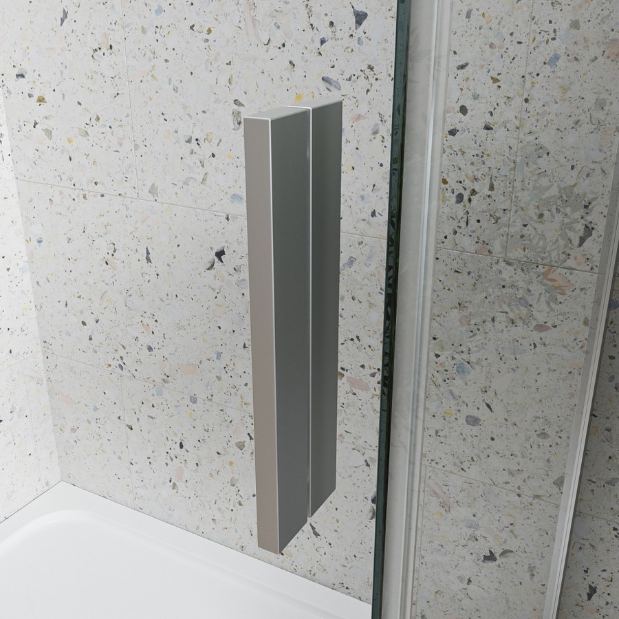 GRADE A1 - 1000mm Frameless Sliding Shower Door - Aqulia