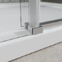 GRADE A1 - 1000mm Frameless Sliding Shower Door - Aqulia