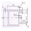 Black 15mm Extension Profile For 2000mm Shower Door