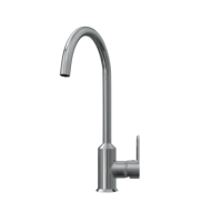 GRADE A2 - Enza Adelaide Chrome Single Lever Cold Start Kitchen Mixer Tap