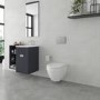 Dark Grey Stone Effect Wall Tile 30 x 60cm - Carlisle