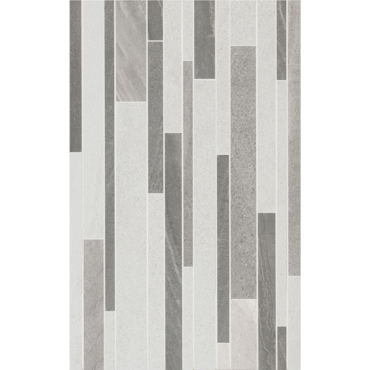 Grey Split Face Dcor Wall Tile 250 x 400mm - Zento