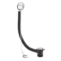ONLY OPENED - Traditional Bath Waste & Overflow with Brass Plug & Link Chain