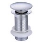 Chrome Click Clack Unslotted Basin Waste - Better Bathrooms