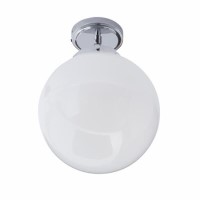Chrome Bathroom Globe Ceiling Light - Porto Chrome Bathroom Globe Ceiling Light - Porto