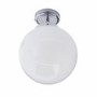 Chrome Bathroom Globe Ceiling Light - Porto