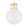 Gold Bathroom Globe Ceiling Light - Porto