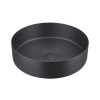 Stainless Steel Black Round Countertop Basin 400mm - Zorah