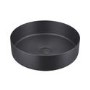 GRADE A2 - Stainless Steel Black Round Countertop Basin 400mm - Zorah
