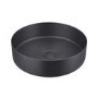 Stainless Steel Black Round Countertop Basin 400mm - Zorah