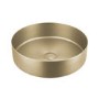 Stainless Steel Brass Round Countertop Basin 400mm - Zorah