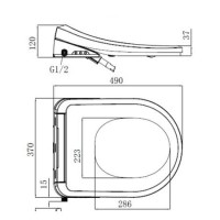 GRADE A1 - Smart Bidet Toilet Seat - Purificare