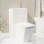 GRADE A1 - 500mm White Back to Wall Toilet Unit Only - Pendle