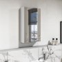 White Mirrored Bathroom Cabinet 400 x 650mm - Pendle