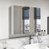 3 Door White Mirrored Bathroom Cabinet 800 x 650mm - Pendle 3 Door White Mirrored Bathroom Cabinet 800 x 650mm - Pendle