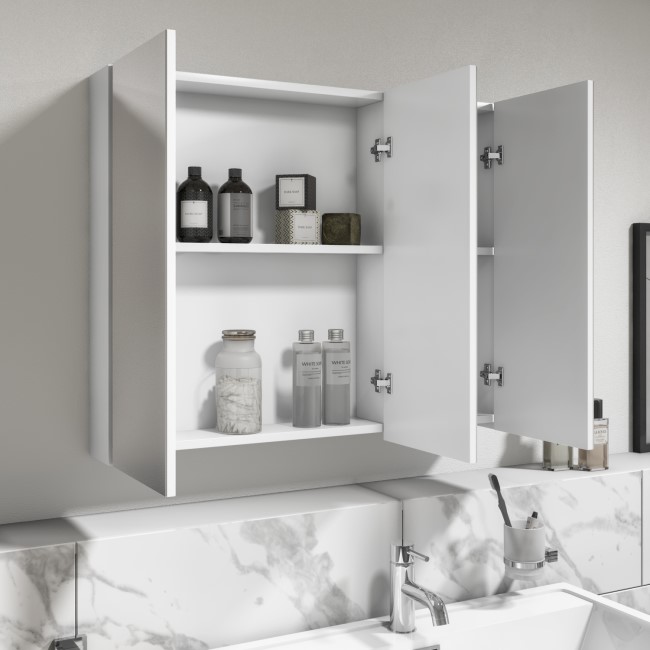 White Bathroom Wall Cabinet Without Mirror | Cabinets Matttroy