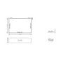 700mm Paintable Wooden Bath End Panel - Westbury