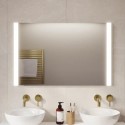 BeBa_27530 Rectangular Heated Bathroom Mirror with Lights & Shaver Socket 1000 x 700mm -Pegasus