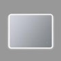 Rectangular LED Bathroom Mirror with Demister & Shaver Socket 900x700mm -Ariel