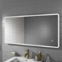 GRADE A1 - Ariel 1200 x 600mm Illuminated LED Bathroom Mirror with Demister & Shaver Socket