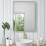 GRADE A2 - Rectangular LED Bathroom Mirror with Demister & Shaver Socket 600x800mm -Ariel 