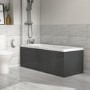 1500mm Wooden Dark Grey Front Bath Panel - Pendle