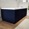 Ashbourne 800mm Wooden End Bath Panel - Indigo Blue