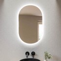 BeBa_27580 Oval Backlit Heated Bathroom Mirror with Lights 500 x 800mm - Irena