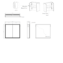GRADE A2 - Double Door Chrome Mirrored Bathroom Cabinet with Lights Bluetooth & Demister 800 x 700mm - Ursa