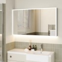 BeBa_27592 Triple Door Chrome Bathroom Mirror Cabinet with Lights Bluetooth Speaker & Demister 1200 x 700mm - Ursa