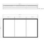 GRADE A1 - Rectangular Mirrored Wall Cabinet with Double Doors LED Bluetooth & Demister 1200x700mm -Ursa  
