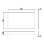 800mm Light Grey Wooden End Bath Panel - Pendle