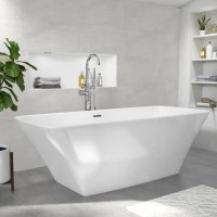Freestanding Double Ended Solid Surface Bath 1700 x 750mm - Marino Freestanding Double Ended Solid Surface Bath 1700 x 750mm - Marino