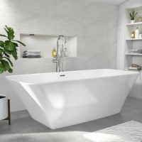Freestanding Double Ended Solid Surface Bath 1800 x 800mm - Marino