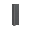 GRADE A2 - Grey Wall Mounted Tall Bathroom Cabinet 400mm - Roxbi