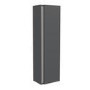 Single Door Grey Wall Mounted Tall Bathroom Cabinet 400 x 1380mm - Roxbi