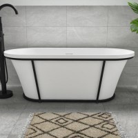 Freestanding Double Ended Bath 1630 x 720mm - Garda Freestanding Double Ended Bath 1630 x 720mm - Garda