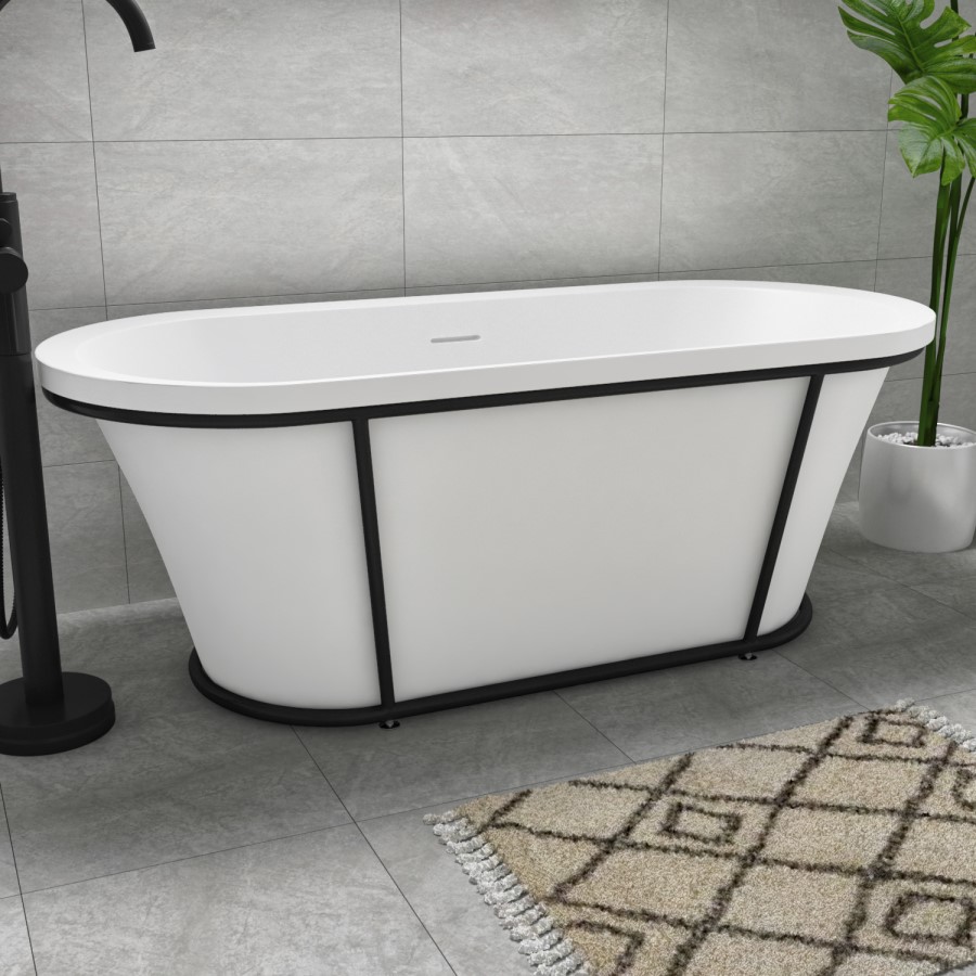 Freestanding Double Ended Bath 1630 x 720mm - Garda