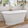GRADE A1 - Freestanding Double Ended Roll Top Bath 1690 x 800mm - Helmsley