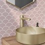 Tall Brass Mono Basin Mixer Tap - Zorah