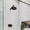 Black Traditional 1 Outlet Concealed Thermostatic Shower Valve with Dual Contol- Camden