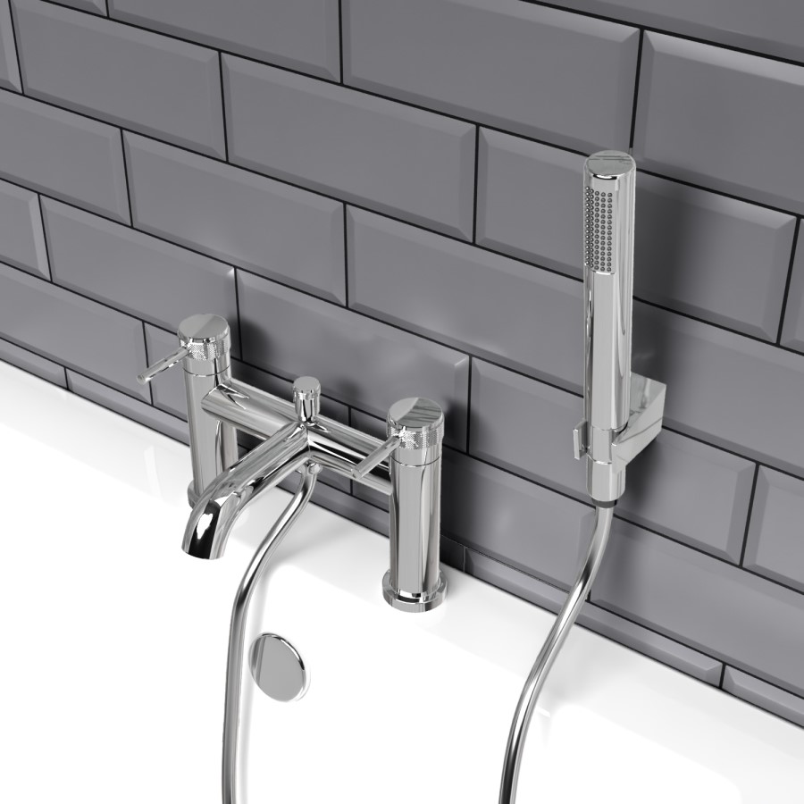 Chrome Bath Shower Mixer Tap - Axel