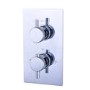 Axel Concealed Shower Valve - 1 Outlet - Chrome