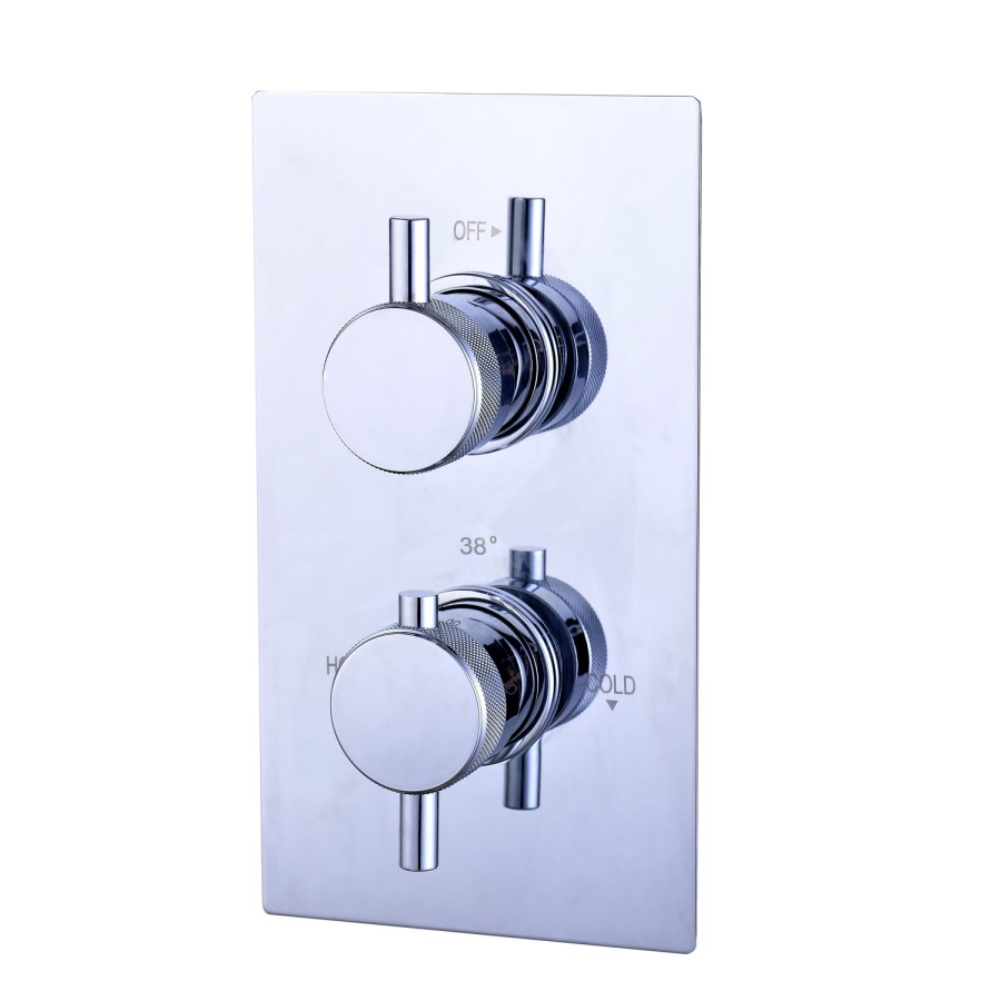 Axel Concealed Shower Valve - 1 Outlet - Chrome